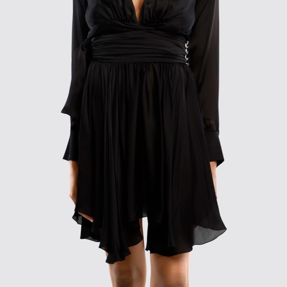 Alexandre Vauthier 100% Silk Featherweight Knee-Length Skirt * NEW * 65% OFF - Picture 2 of 10